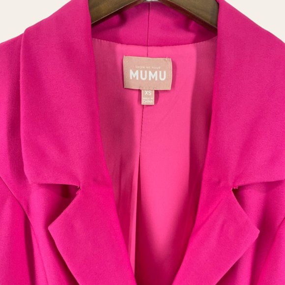 Show Me Your Mumu Barbie‎ Hot Pink Major Blazer - Picture 3 of 9